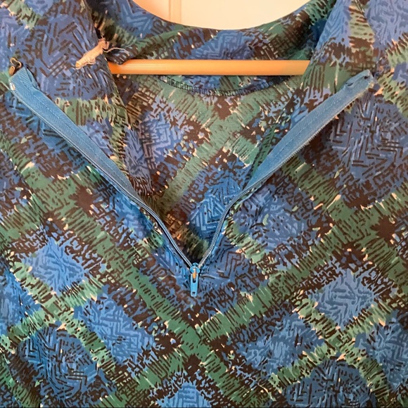 VTG 60’s Day Dress in Mod Scottish Plaid Size m-l - Picture 10 of 13